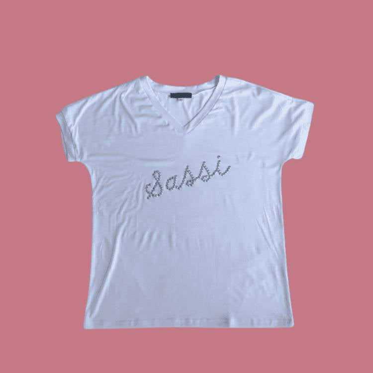 Casual White T-shirt X-Large - Women's summer outfit image 0