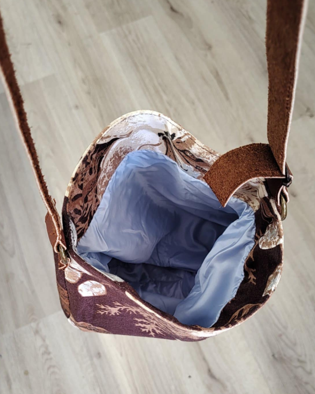 Autumn Leaves Brown Sassi Mini Bag