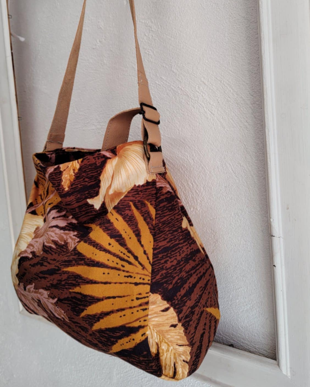 Autumn Leaves Pink Floral Sassi Mini Bag