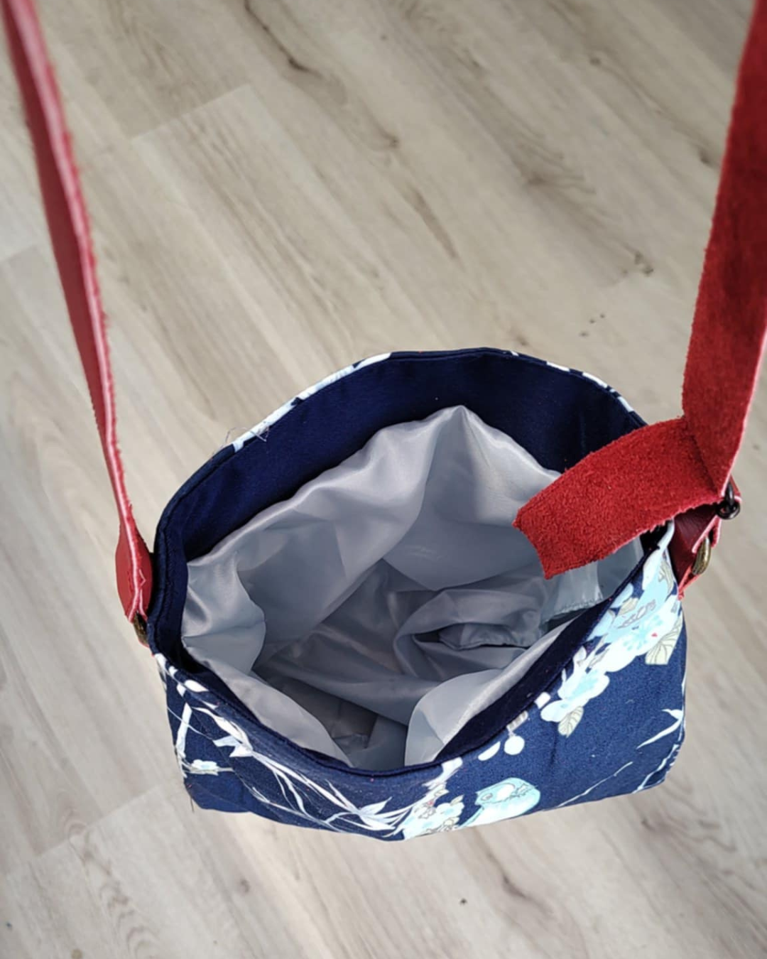 Blue Chinese Bamboo Sassi Mini Bag