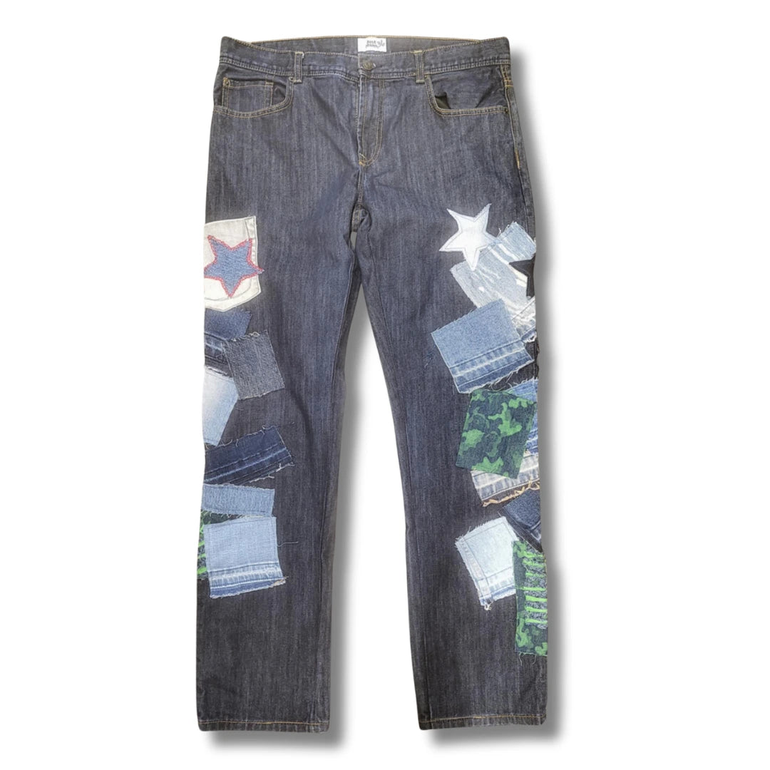 DenimStarpatchworkjeans