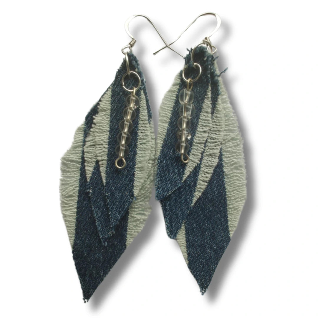Sassi Denim Summer Dangling Earrings