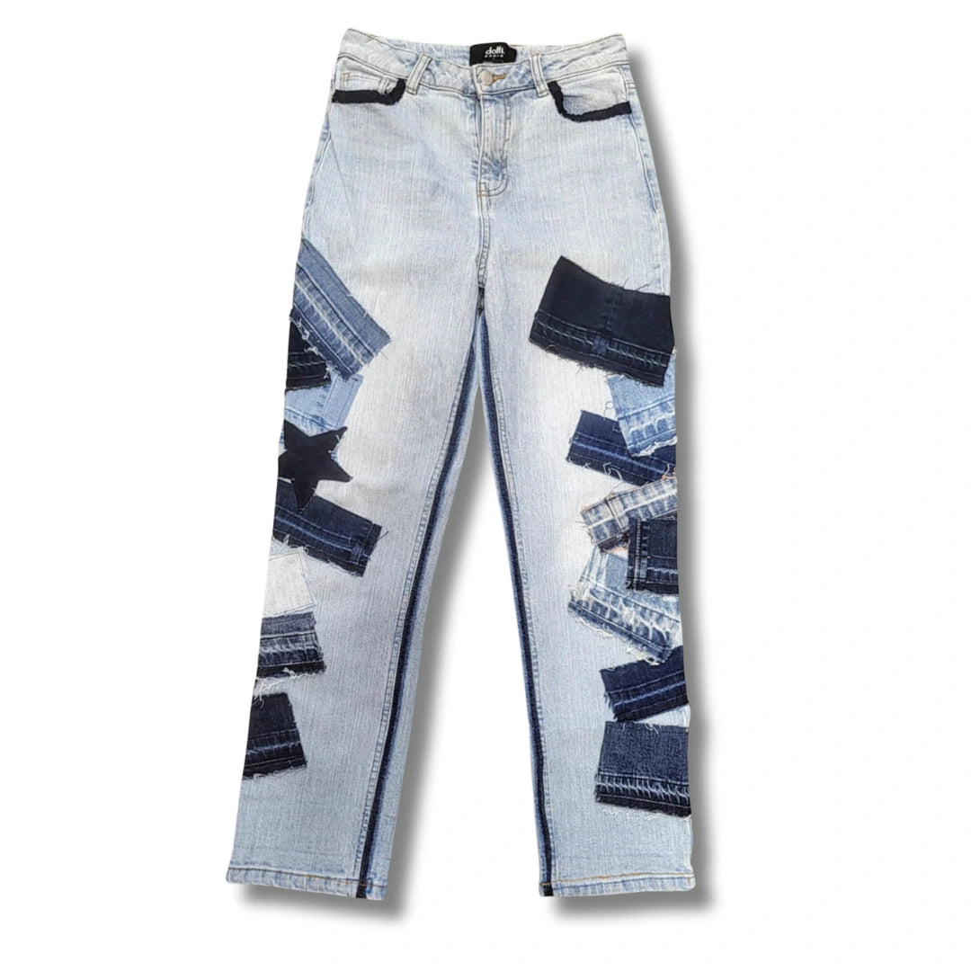 Sassi Denim Star Bam Patchwork Jeans
