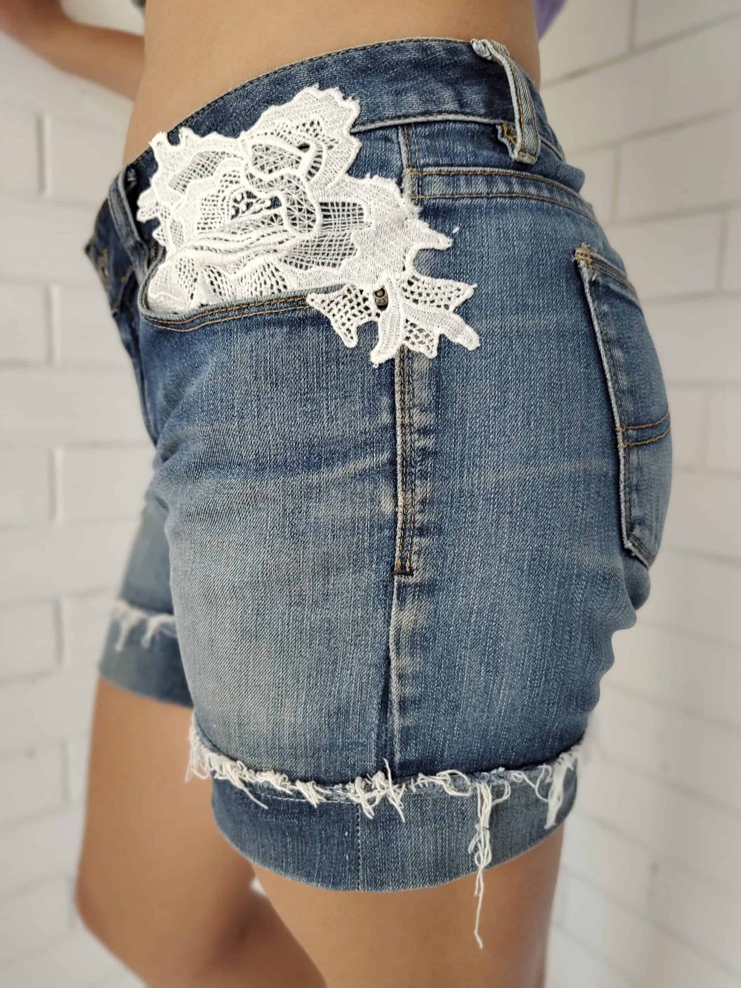 Classic Denim Short - Pop and Lace Summer Short image 3