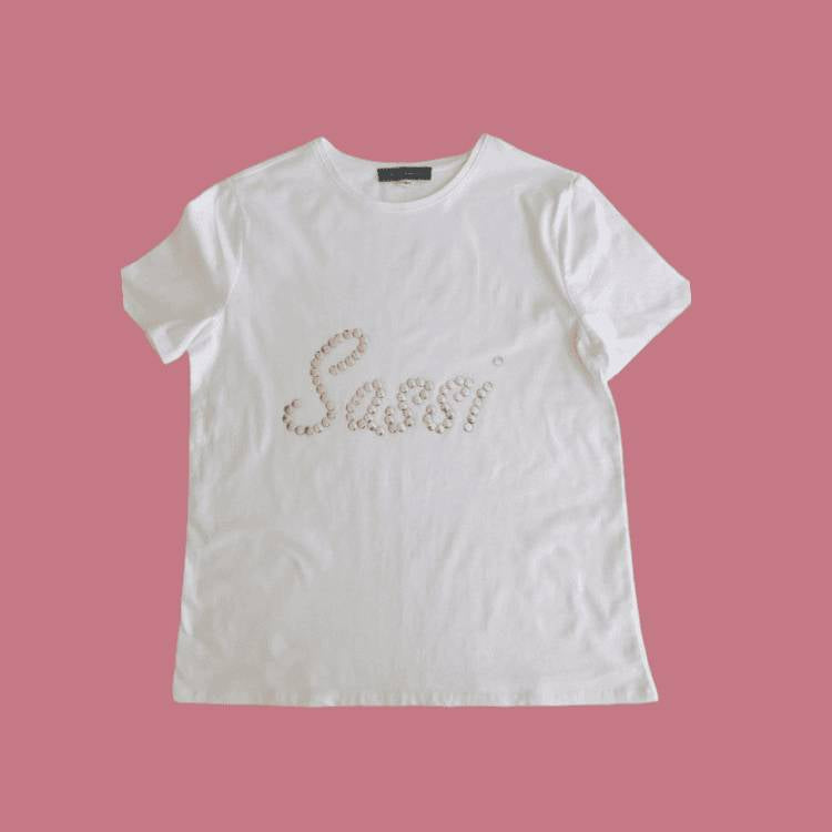 Sassi White T-shirt Medium- Women's Casual image 0