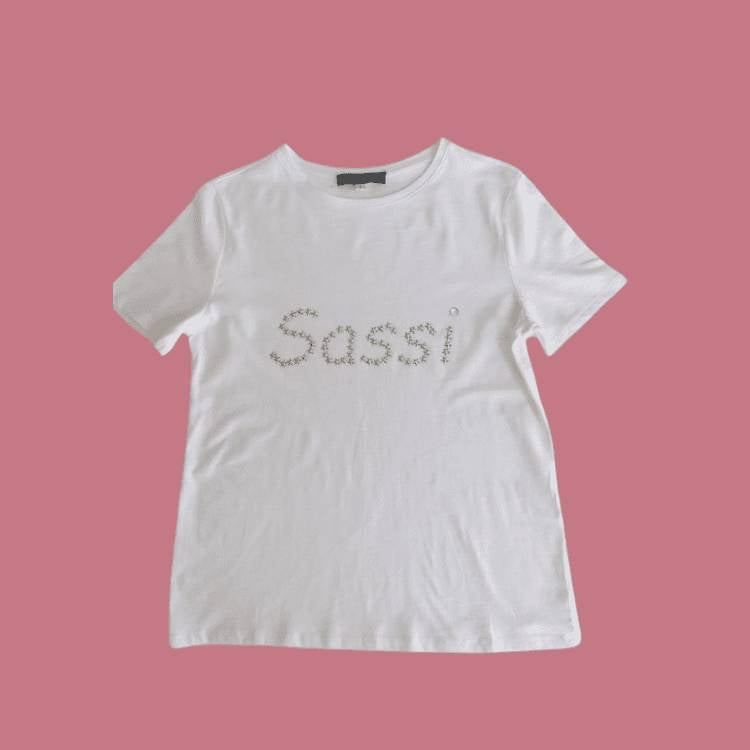 Sassi White T-shirt Small- Women's Casual image 0