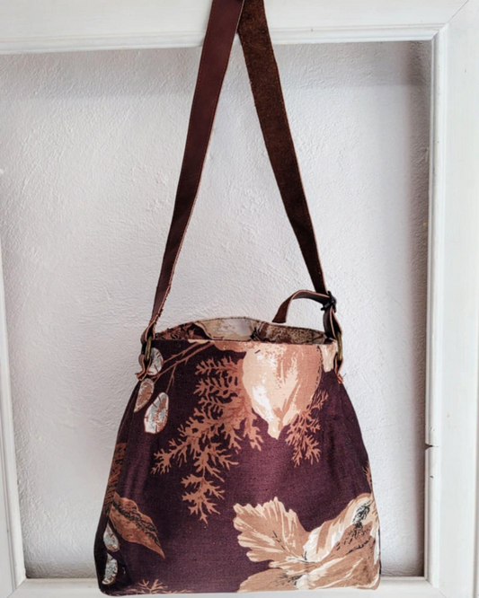 Autumn Leaves Brown Sassi Mini Bag