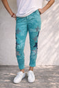 Women's Denim Blue Jeans - Swimming with Stars ,Fitted