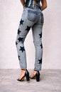 Sassi Denim Blue Star Patchwork Jeans