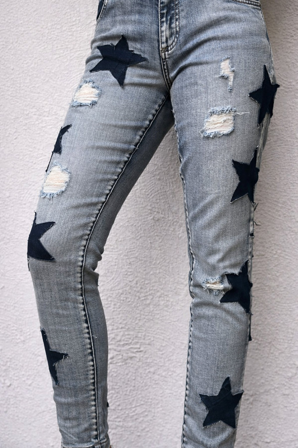 Sassi Denim Blue Star Patchwork Jeans