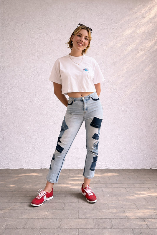 Sassi Denim Star Bam Patchwork Jeans