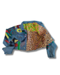 Upcycled Denim Jacket Women | Handmade Sequin Statement Jacket | One of a Kind Festival Coat