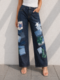 Soho Sassi Denim Patchwork Jeans