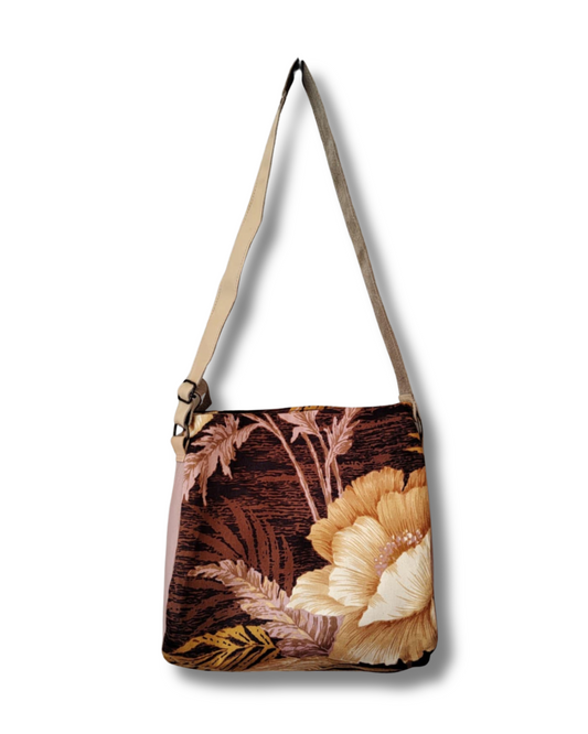 Autumn Leaves Pink Floral Sassi Mini Bag